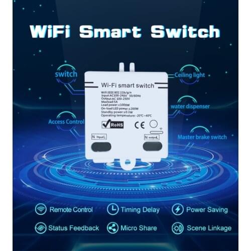 Smart Home Wifi Switch Wireless Remote Control Smart Switch Module /Light DIY Timer Work with Alexa Google Home eWeLink
