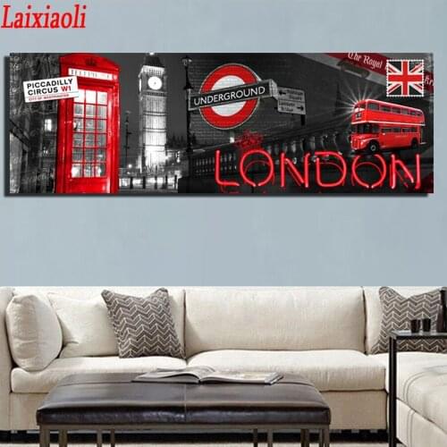 Large Diamond Painting London City Big ben 5D DIY,rhinestone painting,Diamond Embroidery,Cross Stitch,diamond Mosaic Sale decor