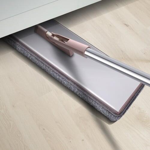 Large Lazy Mops Reusable Rotating Wash Dry Easy Wring Wood Floor Mops Dry Wet Dualuse Fregona Household Cleaning Tools DF50TB