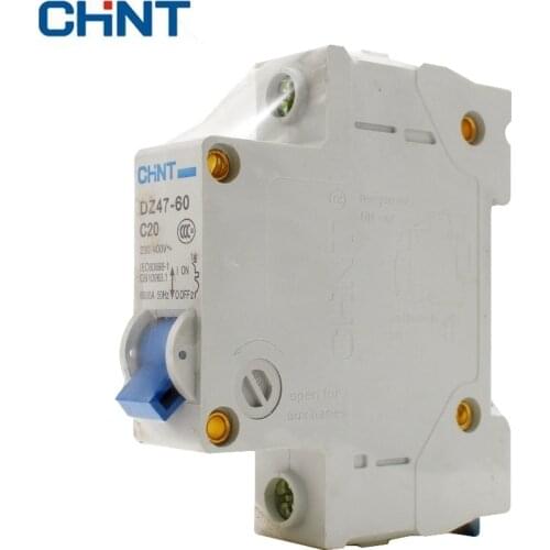 CHINT DZ47-60 C20 1P 20A Household Miniature Circuit Breaker Air Switch