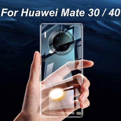 Case For Huawei Mate 30E 40 Pro TPU Silicone Clear Fitted Bumper Soft Case for Huawei Mate 40 Pro Plus 5G Transparent Back Cover