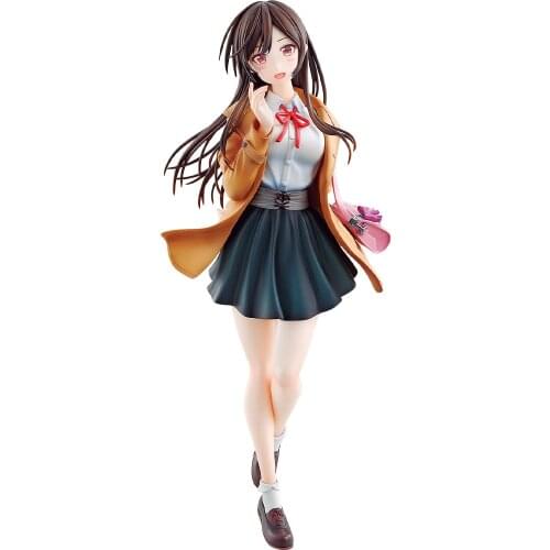 Judai Original Banpresto Anime Kanokari Rent A Girlfriend Mizuhara Chizuru School Uniform PVC Action Figure Model Doll Toys
