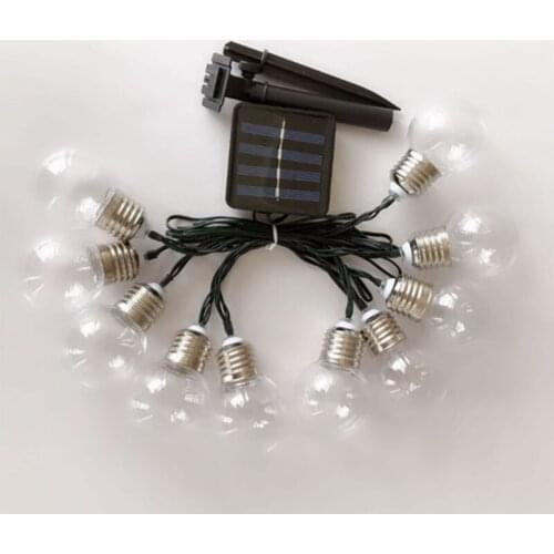10/20LED Fairy Lights String Solar Led Light Outdoor Bulb Garland Christmas Wedding Party Bedroom Living Room Garden Decoration