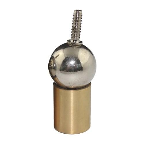 KD625 3d printer socket connection Steel ball Brass rod end with thread hole permanent universal magnetic ball joint