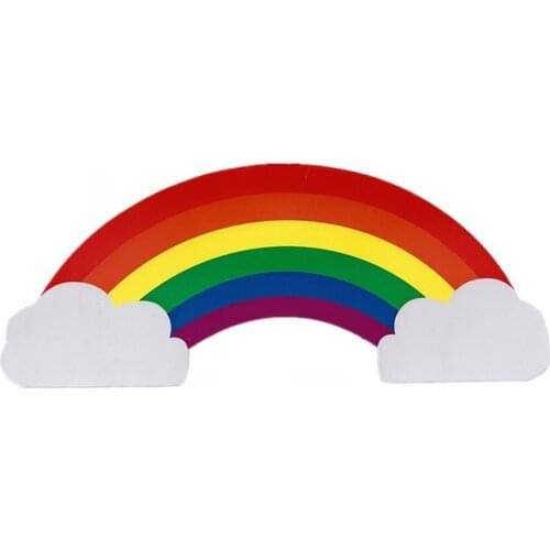 Creative Rainbow Wooden Pen Holder Home Office Desktop Storage Boxes Cosmetic Organizer School Stationery Pencil Pot Storage