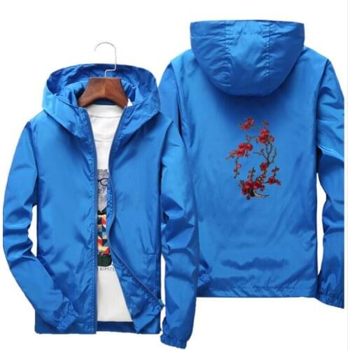 Men jackets summer HOODY rashguard anorak jacket windbreaker hip hop college student wind breaker jaqueta masculina