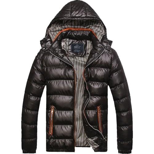2018 Parkas Men Winter Thick Warm Jackets Casual Solid Detachable Hooded Coats Male Cotton-Padded Outerwear Hombre Invierno C89