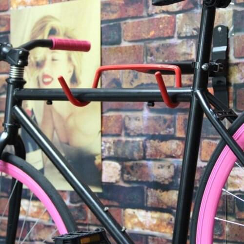 Newest!!! Double Hook Not Adjustable Angle Bicycle Display Stand Bike Parking Rack Wall Hook