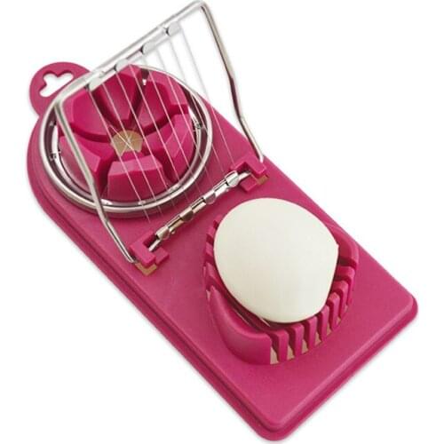 1PC Stainless Steel Multifunctional Fruite Egg Cutter Cutting Egg Slicers Wire Kitchen Accessories Slicing Gadgets Cooking Tools