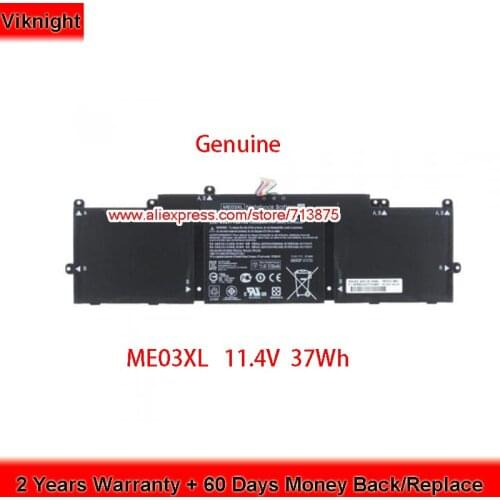 Genuine ME03XL HSTNN-UB6M Battery for HP STREAM 11-D001DX Stream 13-c024TU 11 K3N14UA 13-c100na 13-c056na 13-C106TU 11.4V 37Wh