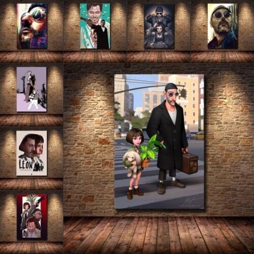 Movie Poster Leon The Professional Pop Art Canvas Prints Home Wall Decor Teen Bedroom Art Paintings Bar Room Decoration