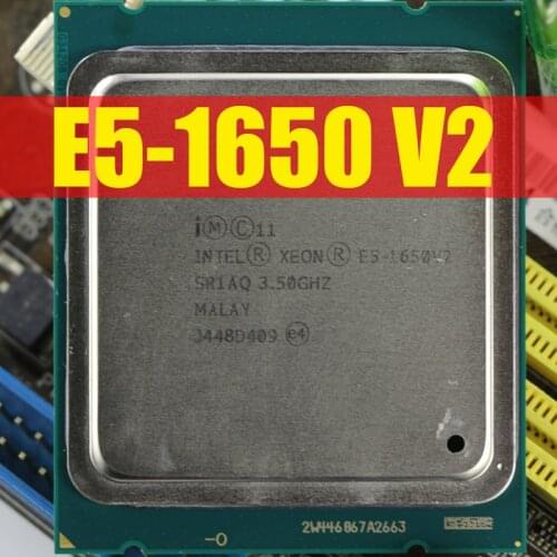 Intel Xeon Processor E5 1650 V2 CPU 3.5G LGA 2011 Six Cores Server processor e5-1650 V2 E5-1650V2 10 Core 3.50GHz L3 12M 1650V2