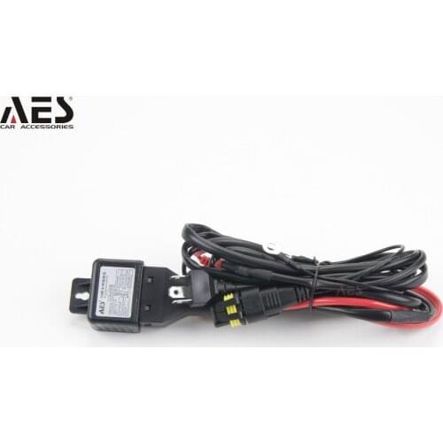 AES 12V 35W H4 HID Relay Cable Hi/Lo Bi-Xenon Control Switch Wiring Harness For Car Headlight Bulbs Projector Cables Dual Beam