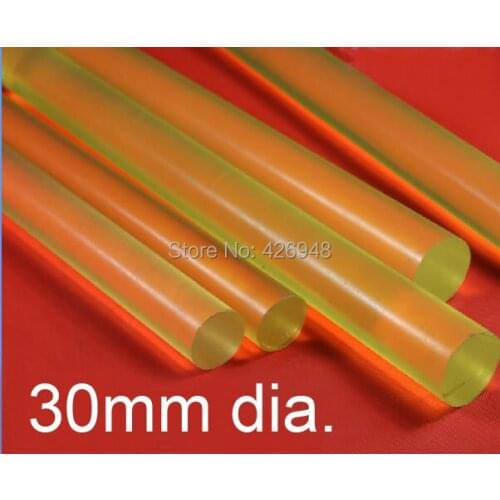 30mm diameter 500mm length PU rod RUBBER SPRING bar polyurethane Elastic rubber round stick