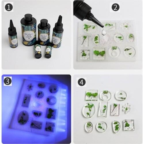 Hard Type UV Resin Ultraviolet Curing Resin Sunlight Activated Resin Art Crafts