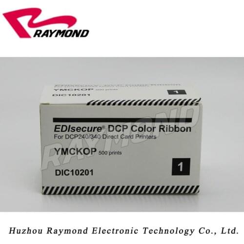 10pcs EDIsecure DCP240 & DCP340 Series Card Printer DIC10201 DCP YMCKOP Color Ribbons