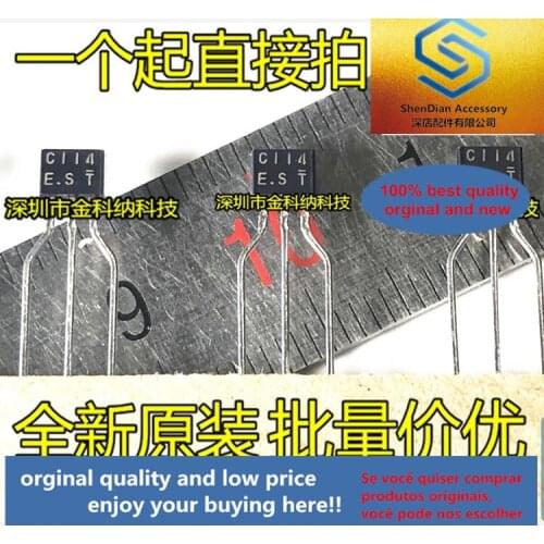 10pcs only orginal new DTC114ES 2SC114 C114ES TO-92 Triode Taping best item