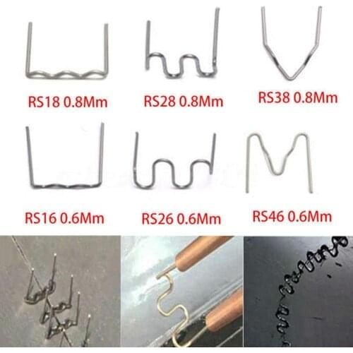 100PCS Hot Stapler Staples For Plastic Welder Car Bumper Repair Welding Machine Hot Melt Welding Tool