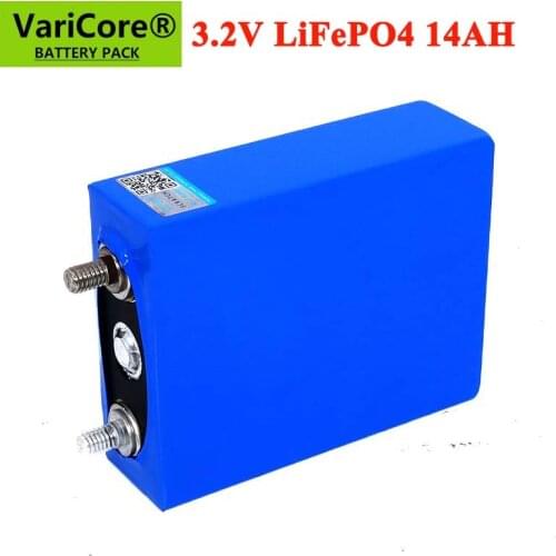 VariCore 3.2V 14Ah battery pack LiFePO4 phosphate 14000mAh for 4S 12V 24V Motorcycle Car motor batteries modification Nickel