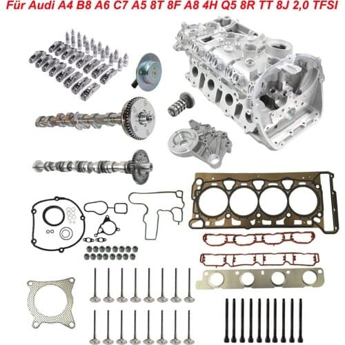 AP01 Cylinder Head & Camshaft & Gaskets Kit for Audi 2.0 TFSI CAEA CAEB CAED CDNB CDNC