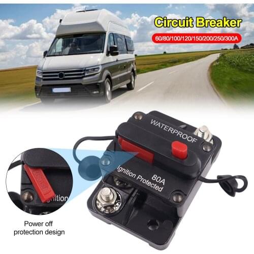 12V 48V 60-300A Fuse Automatic Pad Automatic Switch Yacht Motor Circuit Protector