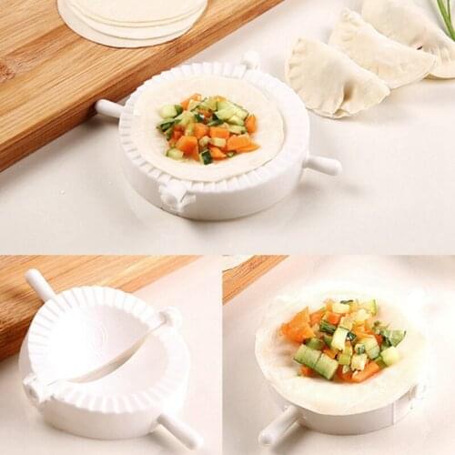 DIY Dumplings Tool Top Good Quality Dumpling Jiaozi Maker Device Easy Dumpling Mold Clips Cozinha Kitchen Accessories