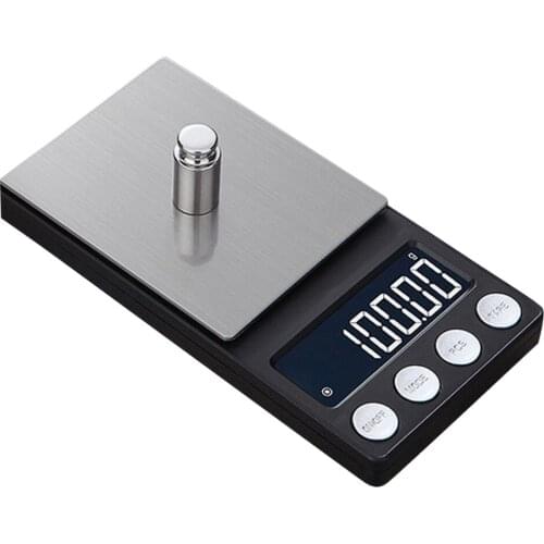 Electronic Mini LCD Digital Jewelry Scale 100/200/300/500g 0.01/0.1g High Accuracy Backlight Pocket Jewelry Weight For Kitchen