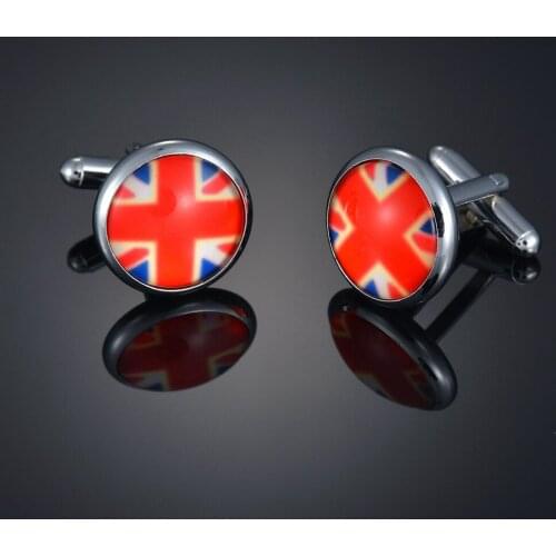 Flag Design United Cufflinks For Men Quality Copper Material National Emblem Cuff Links