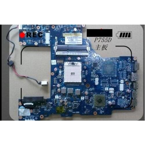 LA-7213P K000127660 P775 P775D tested by system lap connect board connect with motherboard