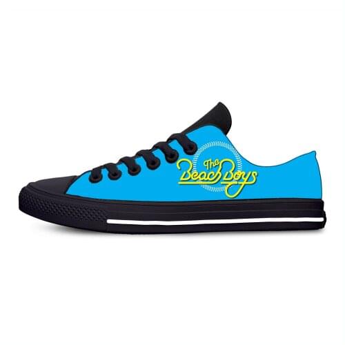 The Beach Boys Rock Band Hot Cool fashion Casual Cloth Shoes Low Top Breathable Lightweight Sneakers 3D Print For Men Women