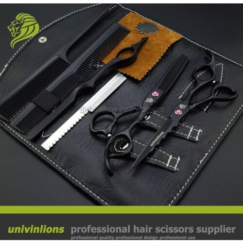 6" wave blade hot professional hair scissors for hairdresser supplies razor hair cutter hair cut salon scissors pinking coiffeur