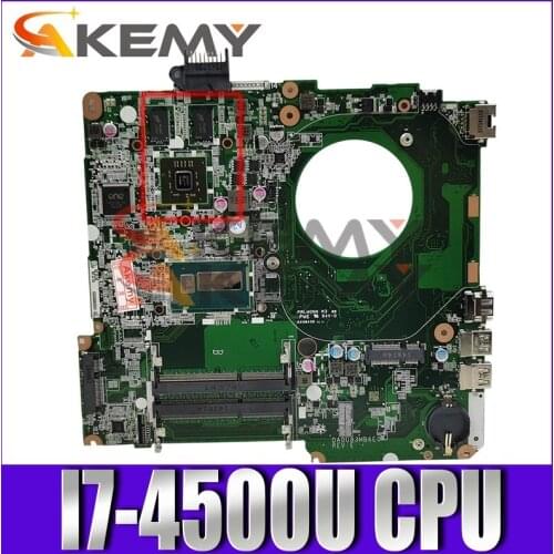 DA0U82MB6D0 Laptop motherboard For HP Pavilion 15-N 15-n005TX 15'6 Mainboard DA0U82MB6D0 SR16Z I7-4500U N14P-GV2-S-A1