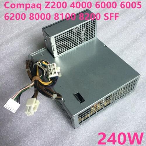 New PSU For HP Compaq Z200 4000 6000 6005 6200 8000 8100 8200 240W Power Supply D10-240P1A DPS-240RB DPS-240TB A PS4241-9HF