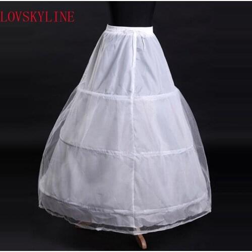 Real Photo Hot Sale 3 HOOP Ball Gown Bone Full Crinoline Petticoat Wedding Skirt Slip New Fast Shipping