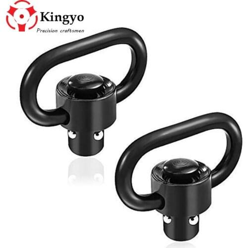 Heavy Duty Push Button QD Sling Swivel, 1.25-Inch Loop(1pcs)