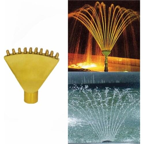 1/2" DN15 3/4" DN20 Spring Bubbling Brass Fountain Nozzles Garden Fountain Pond