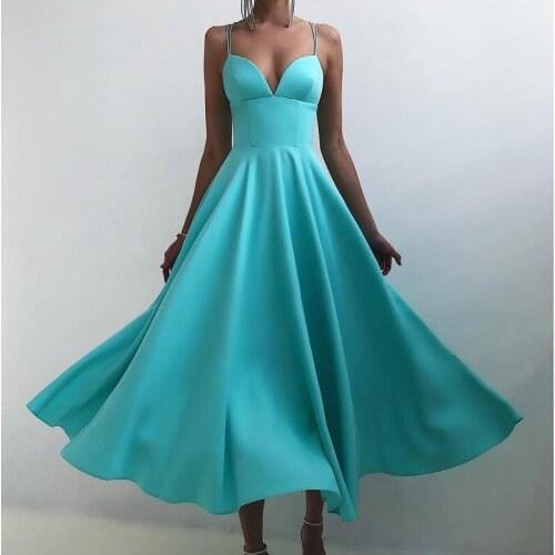 YIWQFIRTUPASKMB Solid Summer Dresses