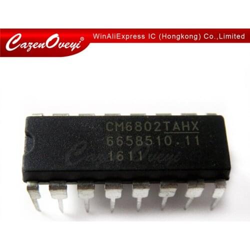 10pcs/lot CM6802BHG CM6802TAHX CM6802 DIP-16 In Stock