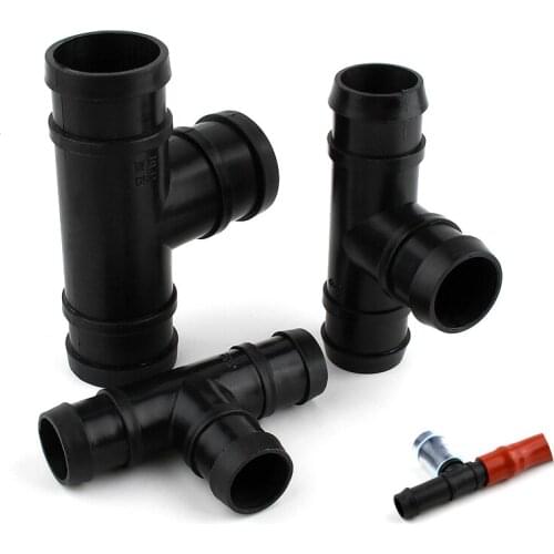 2-8PCS O.D 16~90mm Hose T-type Simple Adapter Aquarium Hose Coupling Pagoda Irrigation Water Belt Tee Joints Equal Diameter