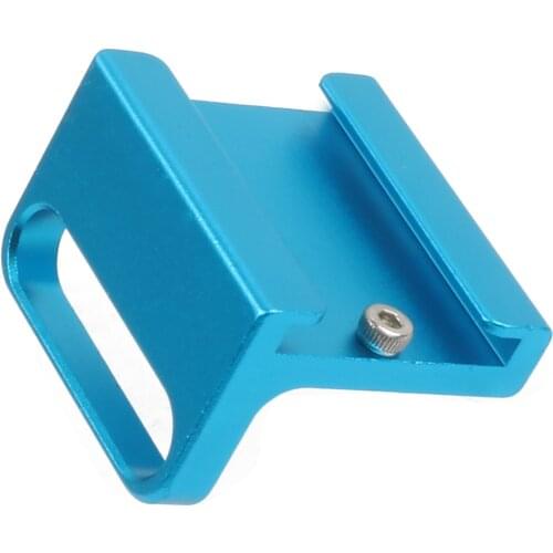 FEICHAO 1pc Camera Cold Shoe Mount Adapter 90 degree Angled for DSLR Attach to Side Cage Connector Quick Release L Bracket Plate