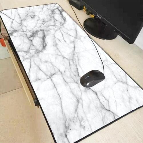 Mairuige Cool Gold Glitter Marble Natural Rubber Gaming Lock Edge Large mousepad Desk Mat Size for 30x80cm 40x90cm Free Shipping
