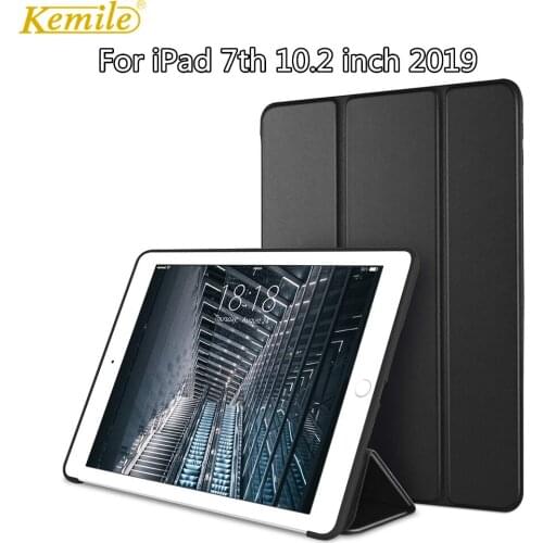 Case For iPad 7th 10.2 2019 Ultra Slim Cover Protective With Apple Pencil Holder Cover For new iPad 7th 10.2 inch 2019 Case
