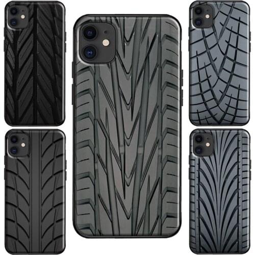 Tire Tread Tyre Track Case For iPhone 11 Pro Max XS X XR 6S 7 8 Plus SE 2020 For iPhone 12 Pro Max mini Coque