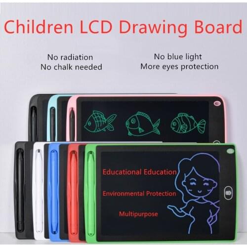 LCD Drawing Board 4.4 8.5 12 Inch Children Math Drawing Practice Handwriting Board Electronic Drawing Tablet Toy Kids Toys