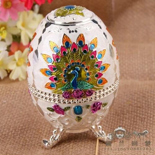 Europe peacock pattern toothpick dispenser metal automatic toothpick holder box for storage of toothpicks for home decor YQT038