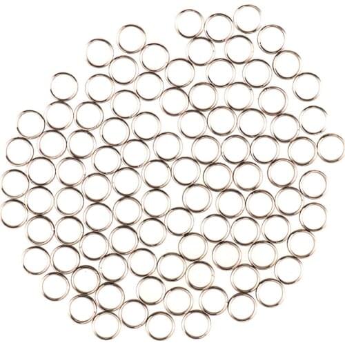 100 Pieces Stainless Steel Dart Shaft O Rings Round Guard Rings Protecter Dart Shaft Accessories Silver