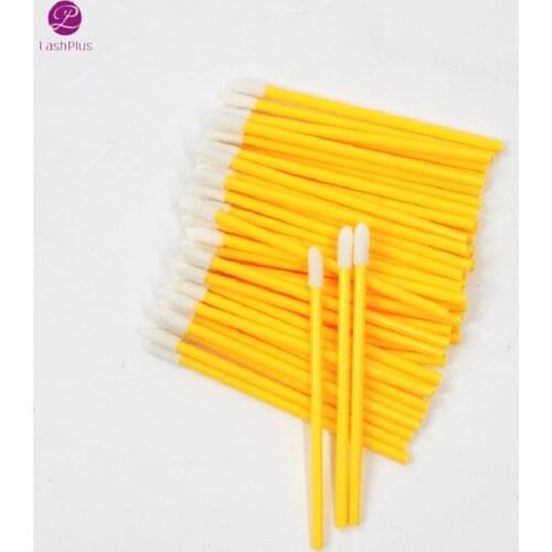 LASHPLUS 50 PCS Disposable Lip Brush Women Cleaning Lipstick Eyelash Eyebrow Accessories Gloss Wands Applicator MakeUp Tool
