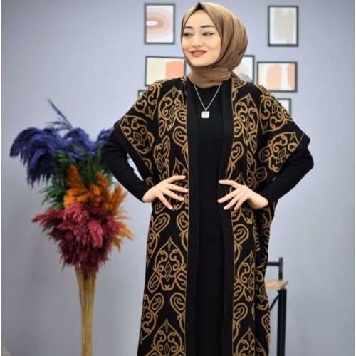 Richkeda Store New 2021 2 Pieces Musulman Women Sets Muslim Abaya Turkey Dubai Women Clothing Hijab Dress