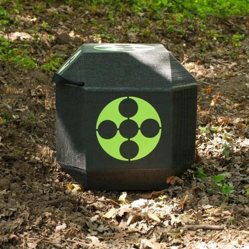 Target 3D Dice Shaped Shooting Target 22cm Sides for Shooting Hunting Practice Training Cube for Archery Bow