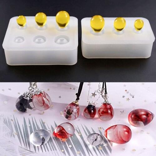 Multi-Specification Egg Planet Mirror Silicone Mold Epoxy Resin Crafts Diy Jewelry Making Cake Decoration Home Ornaments